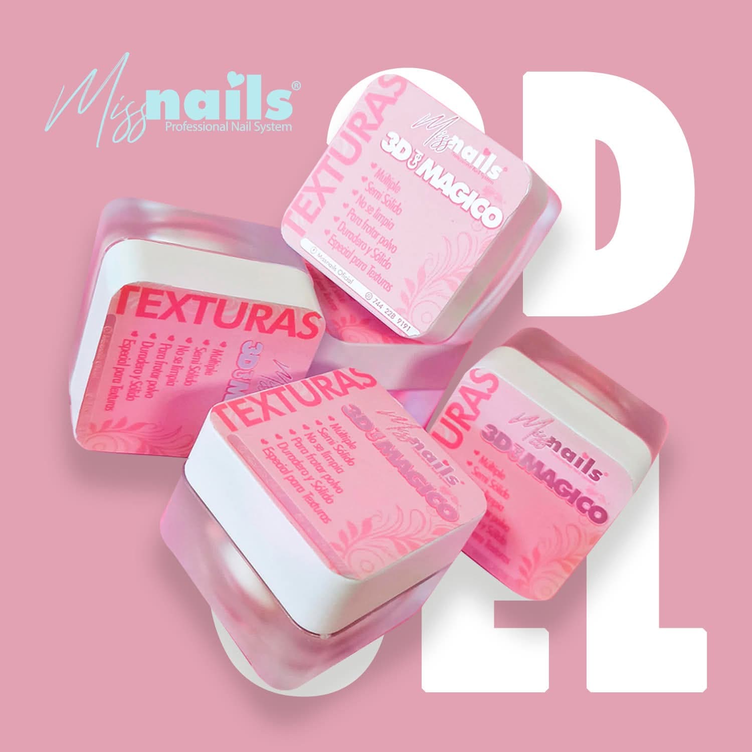 Gel Textura 3D magico